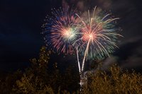 Vuurwerk voor Independence Day